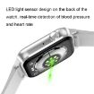HD6 Smart Watch: 1.69" Heart Rate Monitor, Silver - 6
