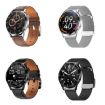 1.32" HD2 Smart Watch with Heart Rate Monitor (Silver + Leather) - 2
