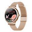 LOANIY CF80 Gold Steel 1.08" Smart Watch with Heart Rate Monitor - 1