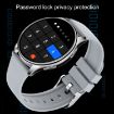 Wearkey Y23 1.32" Health Smart Watch with Password Lock - Black - 6