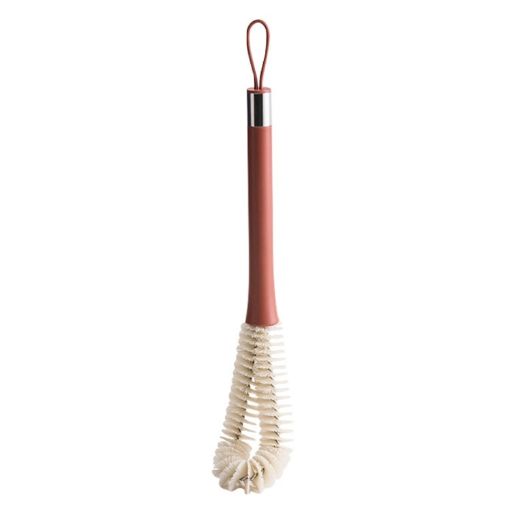 Nylon Long Handle Pottery Red Water Cup Cleaning Brush - 1