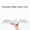 PU08DZ 13.3" Leather Laptop Liner Bag & Stand, Sapphire Blue Bag - 3