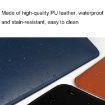 Leather Laptop Liner Bag 13.3" with Stand - Silver Gray + Bag - 5