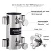 HIKEMAN Camping Canopy Pole Holder, Stainless Steel Silver - 3