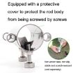 HIKEMAN Camping Canopy Pole Holder, Stainless Steel Silver - 4