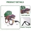Dinosaur Funny Glasses Photo Props - 3 PCS Birthday Party Decor - 3