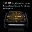 T68 1.54" Smart Watch with Temp Monitoring & Flashlight (Black) - 3