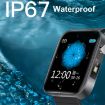 T68 1.54" Smart Watch with Temp Monitoring & Flashlight (Black) - 4