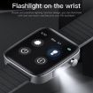 T68 1.54" Smart Watch with Temp Monitoring & Flashlight (Black) - 6