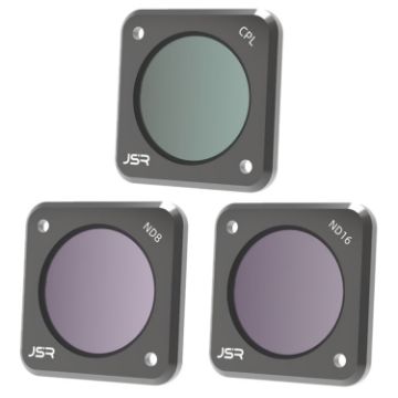 Action Camera Filters for DJI Action 2 by JUNESTAR, Style: CS-3IN1 - 1