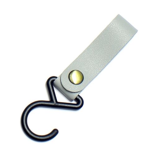 Camping Tent Hook - Grey Multifunctional PU Leather Storage - 1