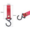 Red PU Leather Multifunctional Storage Hook for Outdoor Camping Tent - 3