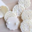 Moon Festival Pastry Mold Set - 2 PCS, Round Hand-Pressed, Model 10 - 3
