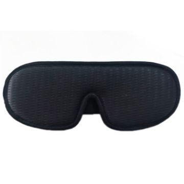 3D Breathable Black Sleep Eye Mask for Eye Protection - 1