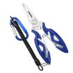 Lure Fishing Pliers with Hook Picker + Anti-lost Rope (Blue) - 1