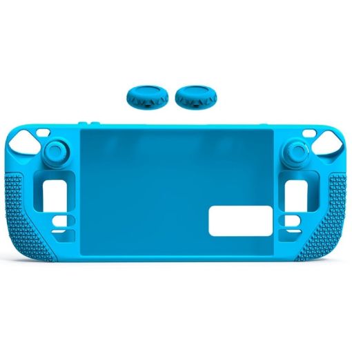 Silicone Cover & Button Cap for Steam Deck (Blue) - 1