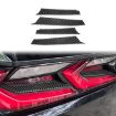 Chevrolet Corvette C8 Taillight Decorative Strip Set (4pcs, Black) - 2