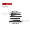 Chevrolet Corvette C8 Taillight Decorative Strip Set (4pcs, Black) - 3