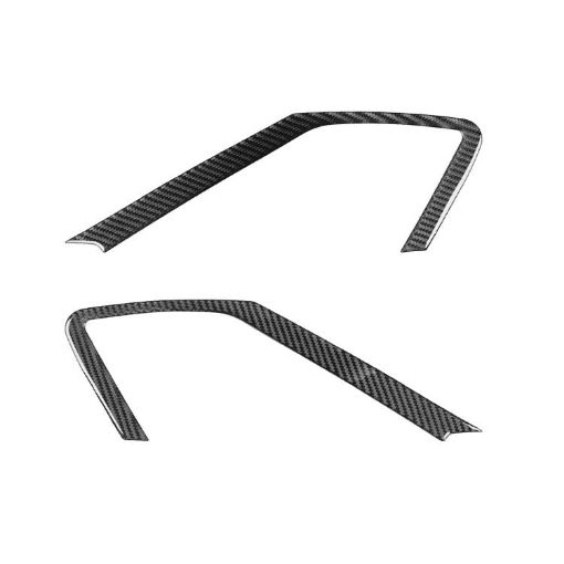 Chevrolet Corvette C8 Car Door Speaker Frame Sticker Set (2pcs, Black) - 1