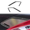 Chevrolet Corvette C8 Car Door Speaker Frame Sticker Set (2pcs, Black) - 2