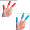 Anti-Scald Non-Slip Silicone Finger Cuffs, 4 Sets (Blue) - 4