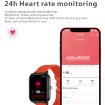 Q9 Pro Smart Watch 1.7" HD, Temp & Heart Rate Monitor (Black) - 3