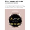 AK32 1.36" IPS Smart Watch, Bluetooth Calling, Steel Band Gold - 5