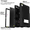 Samsung Galaxy Tab A8 10.5 Case, Shockproof Silicone + PC, Black - 3