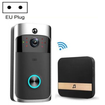 Smart WIFI 720P Video Doorbell with Ding Dong Version (EU Plug) - 1