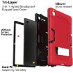 Samsung Galaxy Tab A8 10.5 2021 X200 Red Black Silicone Case - 3