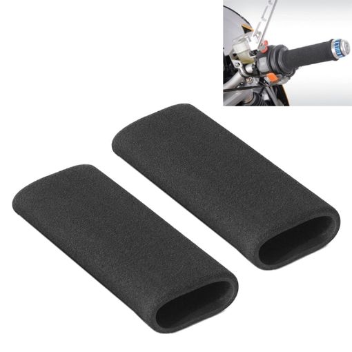 Motorcycle Non-slip Waterproof Sponge Handle Cover, 21mm Diameter - 1