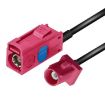 20cm Fakra H Male to Female Extension Cable - 1