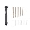 Mini Precision Hand Drill Set - Model 8011 with Twist Drill Bits - 5