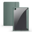 Samsung Galaxy Tab S6 Lite Acrylic 3-Fold Smart Case (Dark Green) - 1
