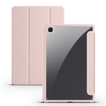 Samsung Galaxy Tab S6 Lite 2020/2022 Pink Smart Leather Case - 1