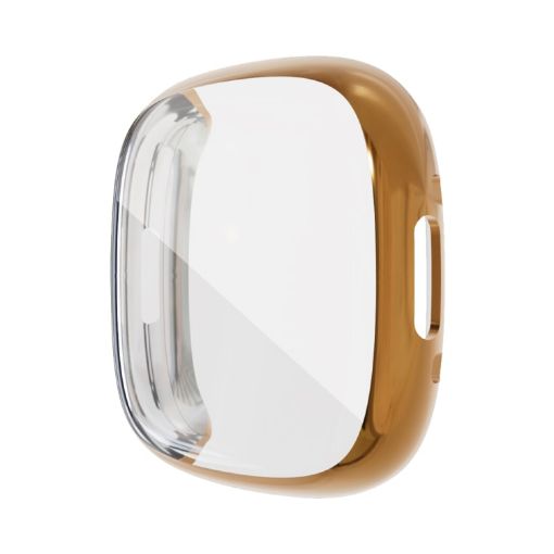 Gold Electroplating TPU Case for Fitbit Versa 4/Sense 2 - 1