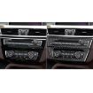 BMW X1 F48/X2 F39 RHD Radio & AC Panel Sticker Set (Black) - 6