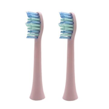 2 PCS Pink Electric Toothbrush Heads for Ulike UB602/603/601 - 1