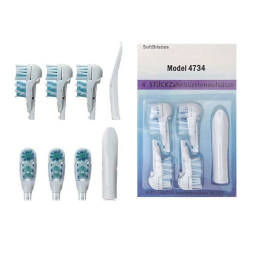 4 PCS Multi-directional Electric Toothbrush Heads for Oral B Models - 1