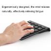 BT302 Gray 28-Key Mini Wireless Laptop Keyboard 2.4G - 5