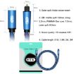 EMK 1.5m Blue Male-Female SPDIF Optical Audio Extension Cable - 6