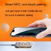 T40 Bluetooth 5.1 Receiver NFC Transmitter Car AUX Adapter 2 In 1 - 5