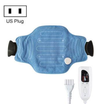 Adjustable Temp Timing Heated Waist Belt 120V Light Blue US Plug - 1