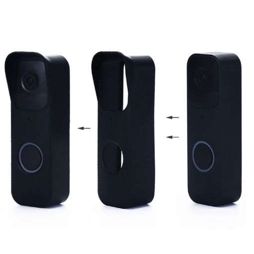 Black Silicone Cover for Blink A363 Wireless Doorbell - 1