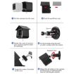 WYZE CAM V3 Protective Plastic Case Cover Bracket - Black - 4