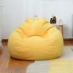 Corn Yellow Fabric Cover Lazy Sofa Bean Bag Chair, 90x110cm - 1
