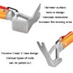 Black Outdoor Camping Multifunctional Tent Hammer with Nail Function - 3