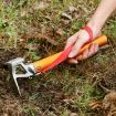 Orange Multifunctional Tent Hammer  Outdoor Camping Ground Nail Tool - 6