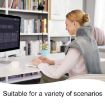 Electric Heated Shawls & Blankets with UK Plug (Silver Gray) - 4