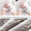 HF008 Non-slip Rock Climbing & Sports Gloves, Size L, Titanium Gray - 2